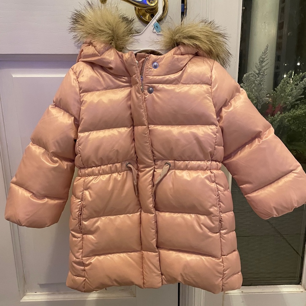 REPOSH - Gap size 2 Pink down puffer